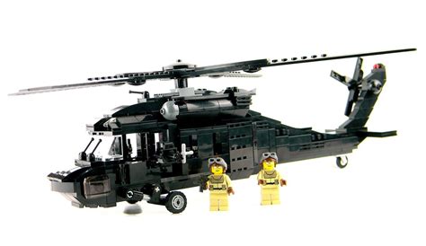 UH-60 Army Black Hawk Helicopter Made With Real LEGO® Bricks | Black ...