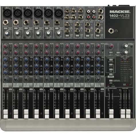 Mackie 1402-VLZ3 Premium 14-Channel Compact Mixer | Musician's Friend