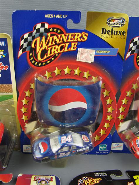 Lot of 5 Winner's Circle NASCAR Diecast Cars MOC Jeff Gordon Dale ...