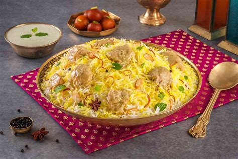 Order Murgh Afghani Tikka Biryani Creamy Chicken Tikka Biryani Serves 4 ...