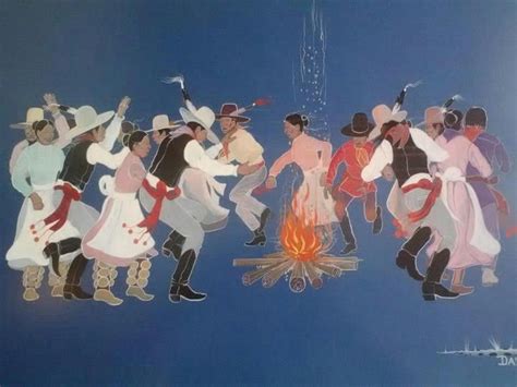 stomp dance painting | Muscogee, Muskogee, Mvskoke, Creek | Pinterest ...