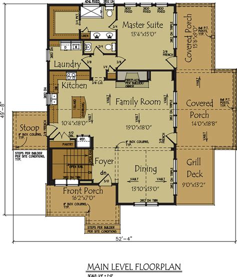 Lake Wedowee Creek Retreat House Plan