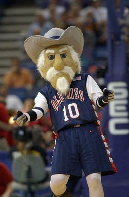 University of Mississippi - Ole Miss Rebels mascot Colonel Reb was ...