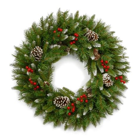 National Tree Company 24-in Indoor/Outdoor Green pinecones Artificial ...