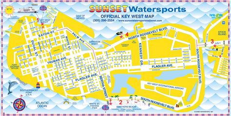 Key West Map | Sunset Watersports