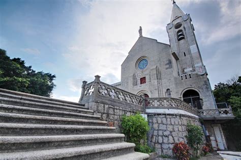 Church in macau stock photo. Image of cathedral, macau - 24875814