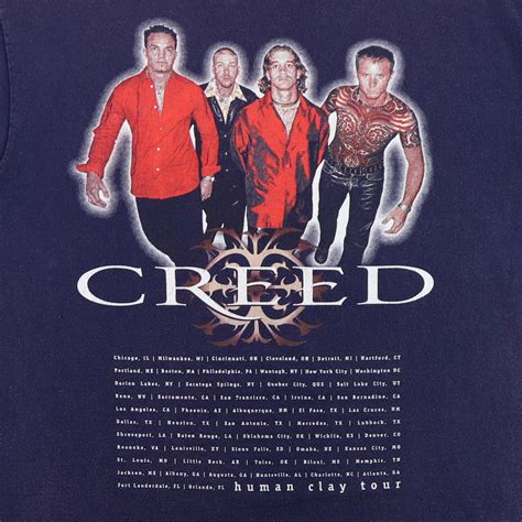 1999 Creed Human Clay Tour Shirt – WyCo Vintage