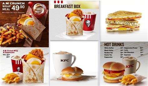 KFC BreakFast Menu with Updated Prices 2024 South Africa - Order Online ...