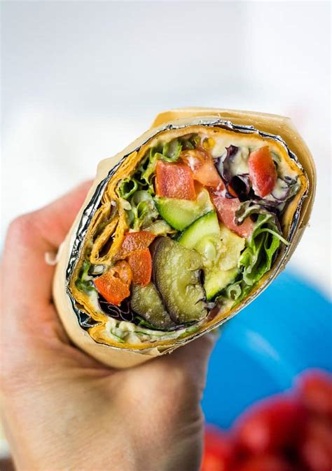 Lavash Wrap with Roasted Veggies - Keeping the Peas