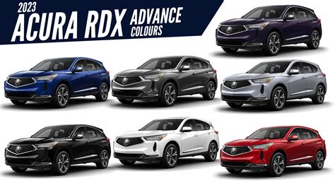 2023 Acura RDX Advance - All Color Options - Images | AUTOBICS