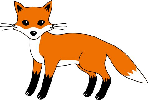 Little Red Fox Clip Art - Free Clip Art