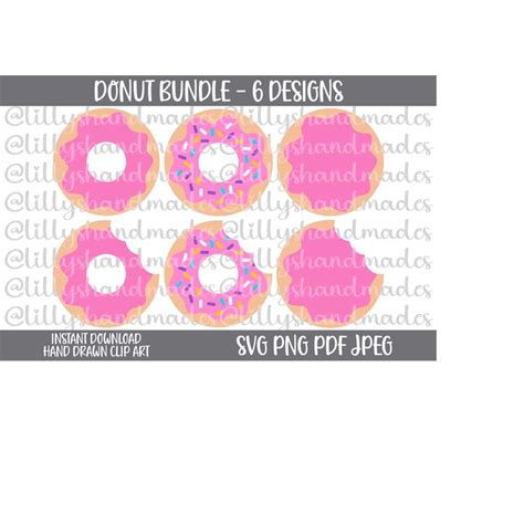 Donut Svg, Donut Png, Donut Clipart, Donut Vector, Donut Cli - Inspire ...