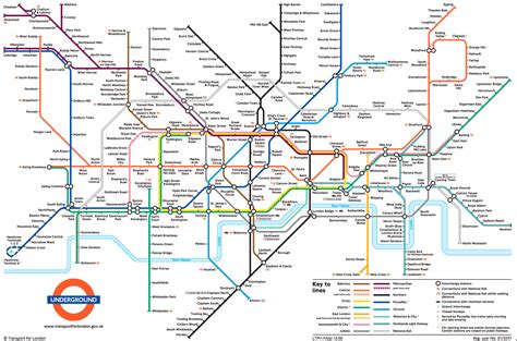 London Subway Map - London • mappery