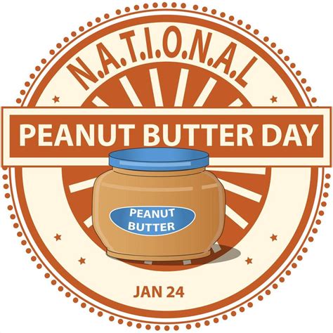 National Peanut Butter Day 5104008 Vector Art at Vecteezy