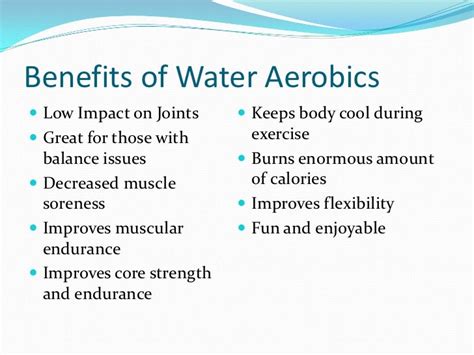 Water Aerobics Group