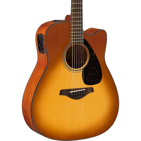 Yamaha FG Series FGX800C Acoustic-Electric Guitar Sand Burst | Guitar ...