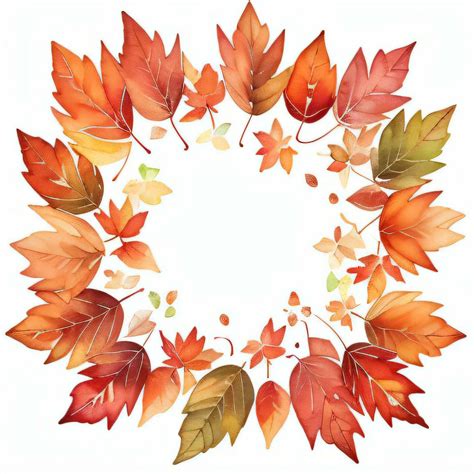 Watercolor Fall Leaves Clipart 29999441 Stock Photo at Vecteezy