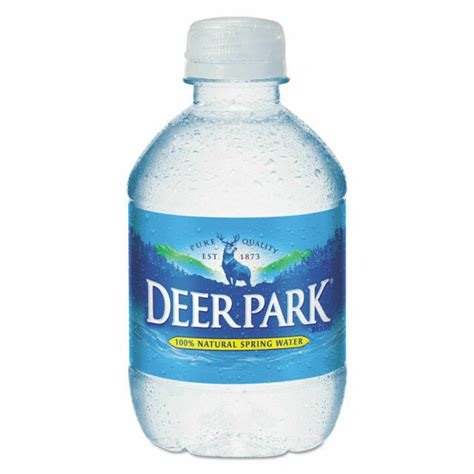 Deer Park Natural Spring Water 8 Oz Bottle 48 Bottles/carton Nle828473 ...