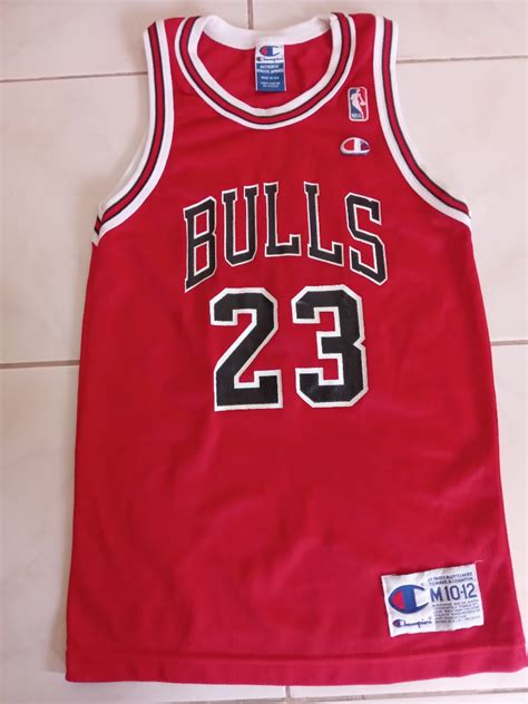 CHAMPION - MICHAEL JORDAN 23 RUBBERIZED JERSEY / Chicago Bulls ...