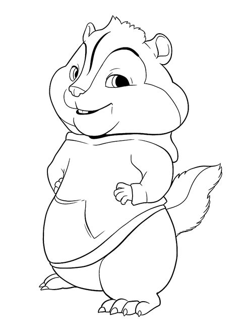 Chipmunk Coloring Pages - Best Coloring Pages For Kids | Cartoon ...