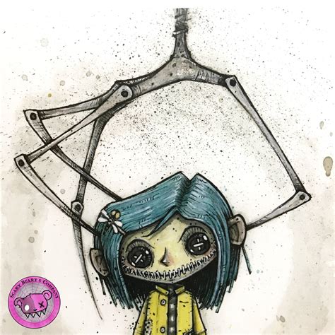 Coraline Button-eyed Doll Art Print - Etsy