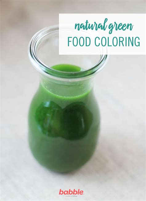 Recipe and tips for making homemade natural green food coloring ...