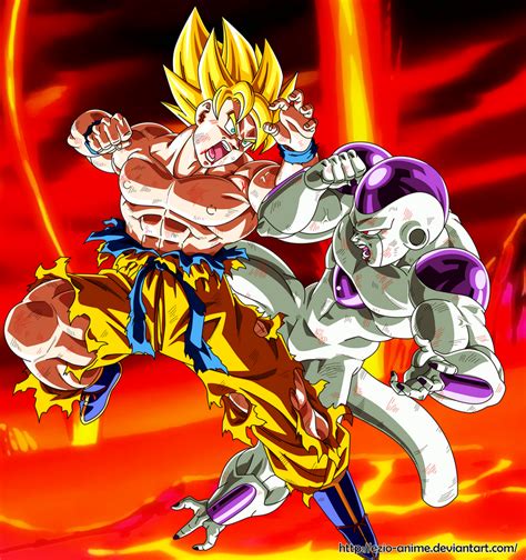 Goku Vs Frieza by Ezio-anime on DeviantArt