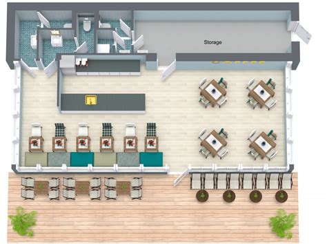 Sample Floor Plan For Bar Restaurant | Viewfloor.co