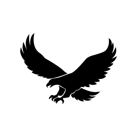 Bald Eagle Silhouette Vector Art, Icons, and Graphics for Free Download