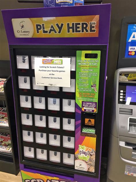 Lottery rolling out hi-tech vending machines to sell tickets