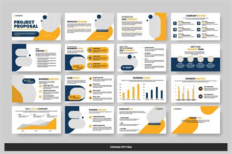 Vector business powerpoint presentation slides template green color ...