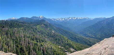 Climbing Moro Rock At Sequoia National Park