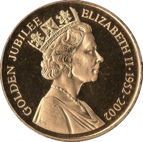 Token - Elizabeth II (The Queen's Golden Jubilee; 40 mm issue) - United ...