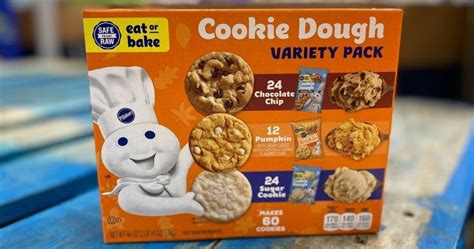 Pillsbury Refrigerated Cookie Dough 60-Count Variety Pack Only $5.98 at ...