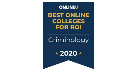 2020 Best Online Bachelor's in Criminology Degrees - OnlineU