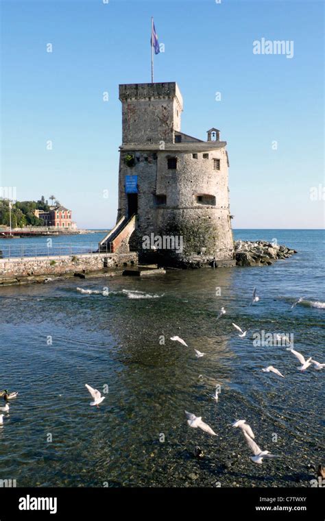 Italy, Liguria, Rapallo, the castle Stock Photo - Alamy