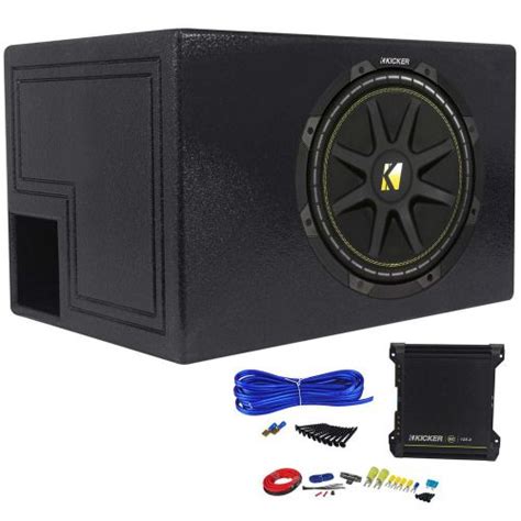 Buy Kicker Comp 12" 10C124 Subwoofer Package w/ 2-Ch. Amplifier+Vented ...