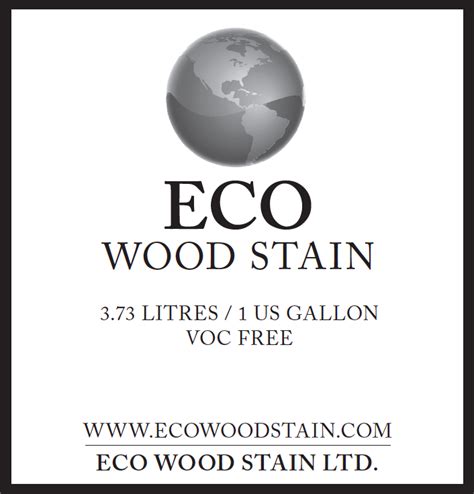 Eco Wood Stain /Now in 7 Pre-Mixed Long lasting Colors | Staining wood ...