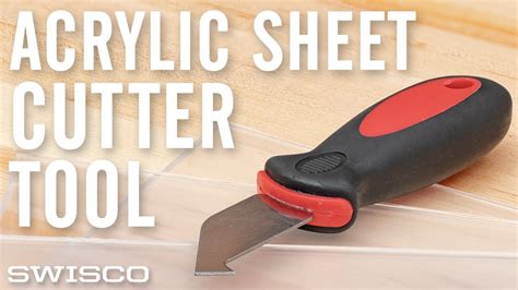 Acrylic Sheet Cutter Tool - YouTube