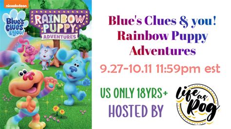 Blue's Clues and You: Rainbow Puppy Adventures DVD Giveaway