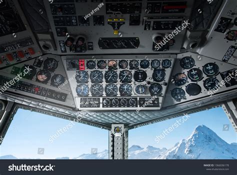 Cockpit Old Dc4 Passenger Plane Stock Photo 1366036178 | Shutterstock