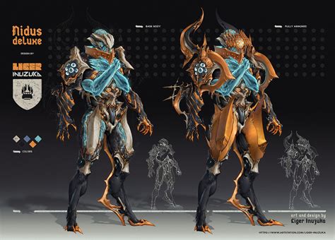 ArtStation - Warframe: Nidus Deluxe Skin Contract Concept Art, Liger ...