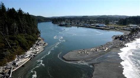 Quinault Nation weighs move of village amid repairs to seawall