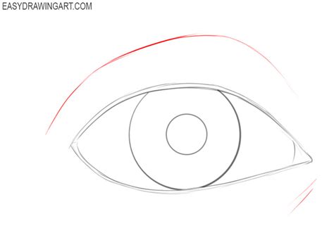 Basic Eye Sketch Step By Step - ansiedadedefine