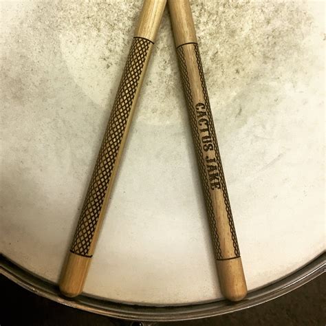 Custom Engraved Diamond Pattern Drum Sticks | Drummer gifts, Music ...