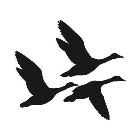 FLYING GEESE Vinyl Decal Sticker - Waterfowl Birds Canada Goose *Free ...