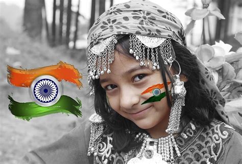 HD wallpaper: indian independence day, independence celebration, cute ...