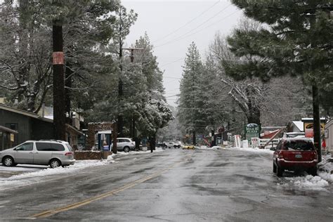 Breaking News: Forecast and Streets of Idyllwild Feb 19