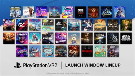 Sony Confirms List of 30+ Games Coming to PlayStation VR2 During Its ...