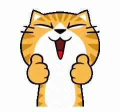 Animated Cat GIF - Animated Cat Thumbs Up - Discover & Share GIFs